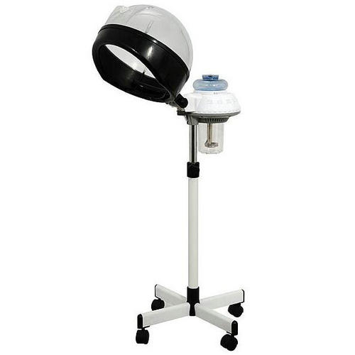 portable hairdressing beauty salon equipment micro mist stand hood dryer steamer cap