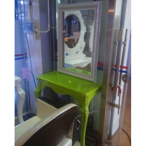 Cheap beauty bath makeup mirror salon barber furniture styling station hairdressing unit equipment