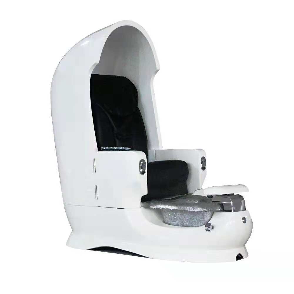 Fiberglass basin Egg shaped foot massage throne chairs pedicure station