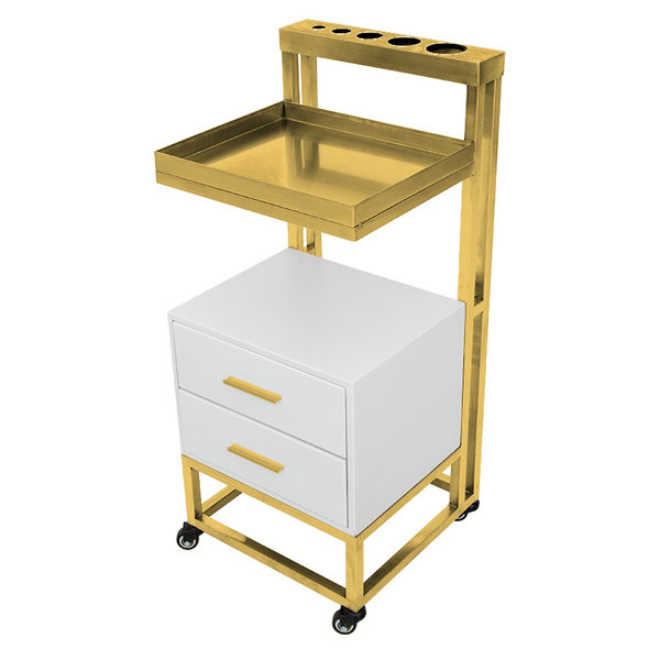 Color Hairdressing Trolley Styling Station Beauty Salon Manicure Nail Pedicure Tools Storage Cart Cabinet Drawers