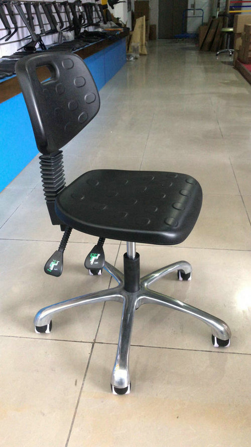 ESD Industry Workshop Adjustable Drafting Chair Ergonomic PU lab Swivel Seating Rolling Cleanroom Stool